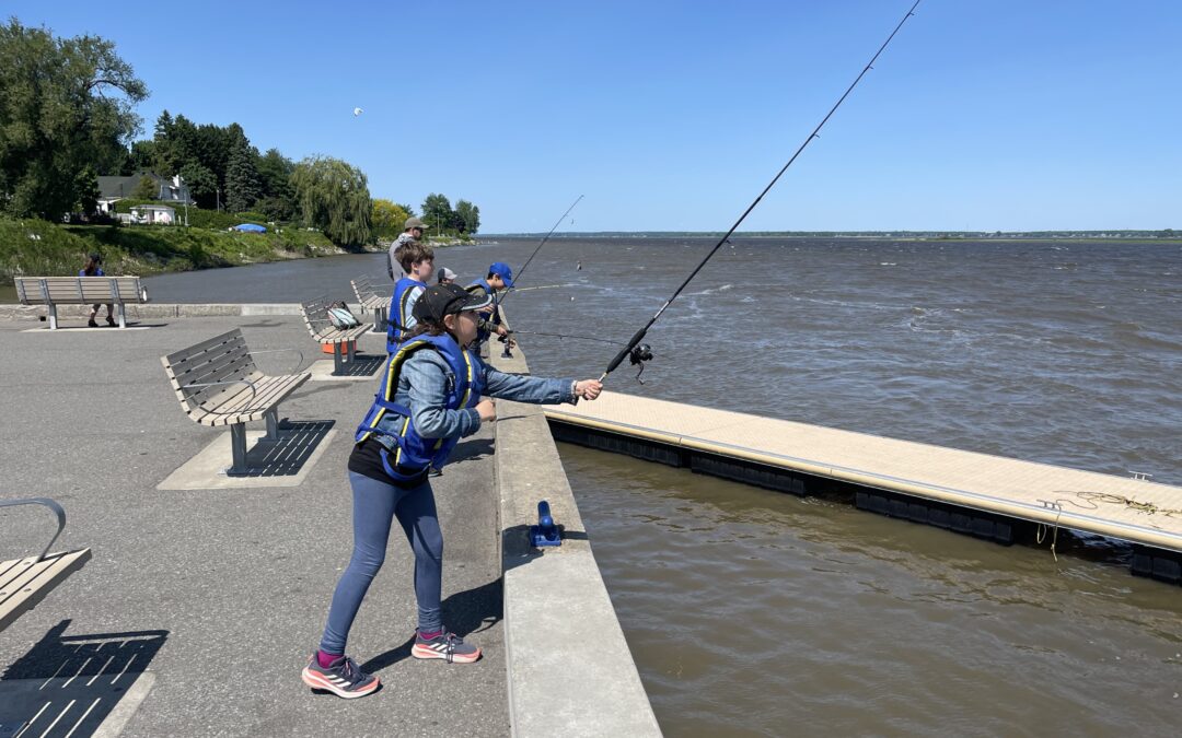 Initiation à la pêche à Saint-Sulpice!